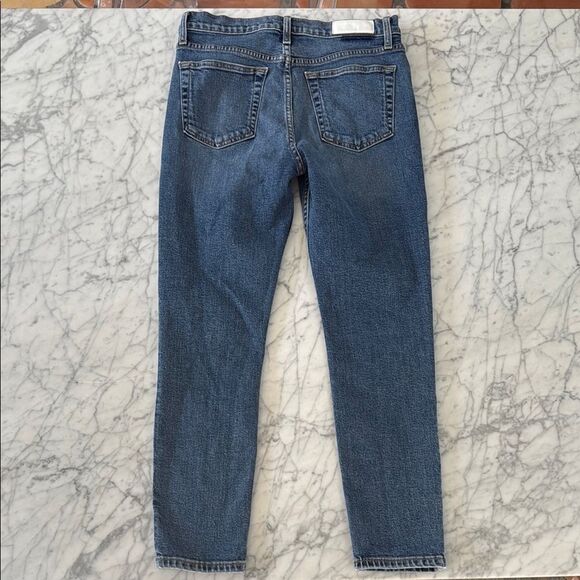 Re/done Womens Straight Denim Jeans Sz 29/30 Button Fly - Picture 8 of 8